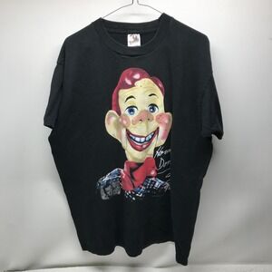 Vintage 1997 Howdy Doody Puppet T Shirt Single Stitch Buffalo Bob Robert Smith